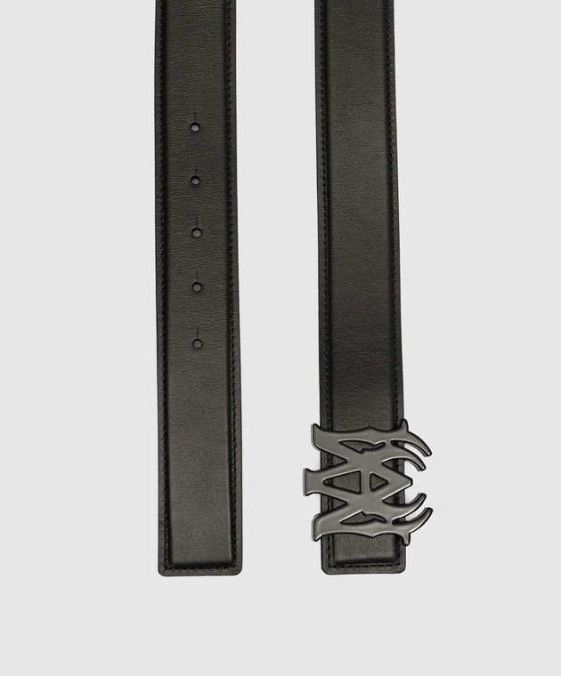 AMIRI - Black leather strap with logo PF23MAL002 - shop with