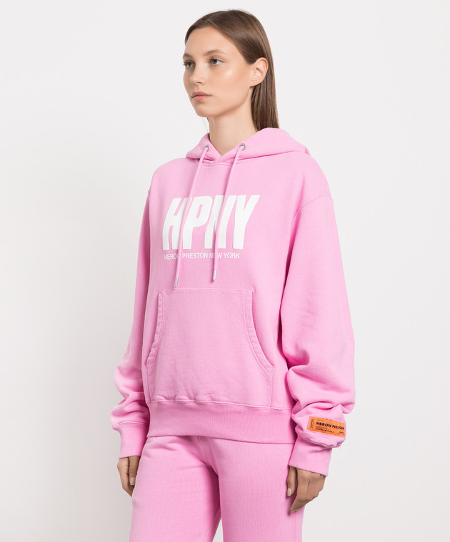 Heron preston pink sweatshirt sale