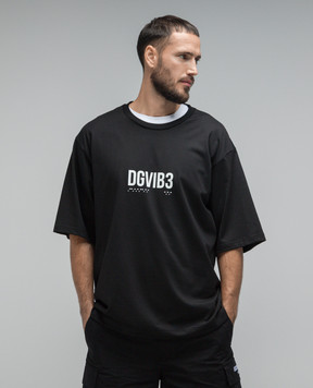 Dolce&Gabbana Black t-shirt with DGVIB3 print G8PB8TG7K3F