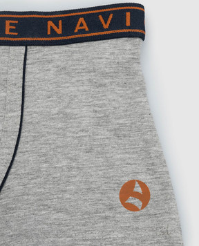 RiminiVeste Navigare children's gray boxer briefs B2950ZB