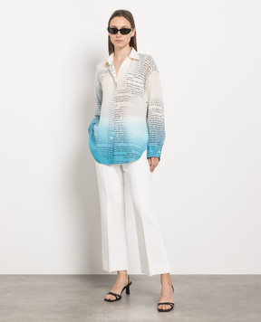 Ermanno Scervino White flared pants D426P316ILM