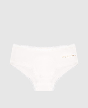 Story Loris Children's white panties with lace 36467816