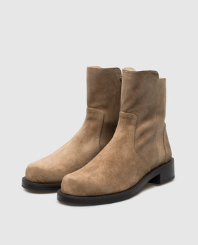 Stuart Weitzman 5050 Bold Brown Suede Boots SG094