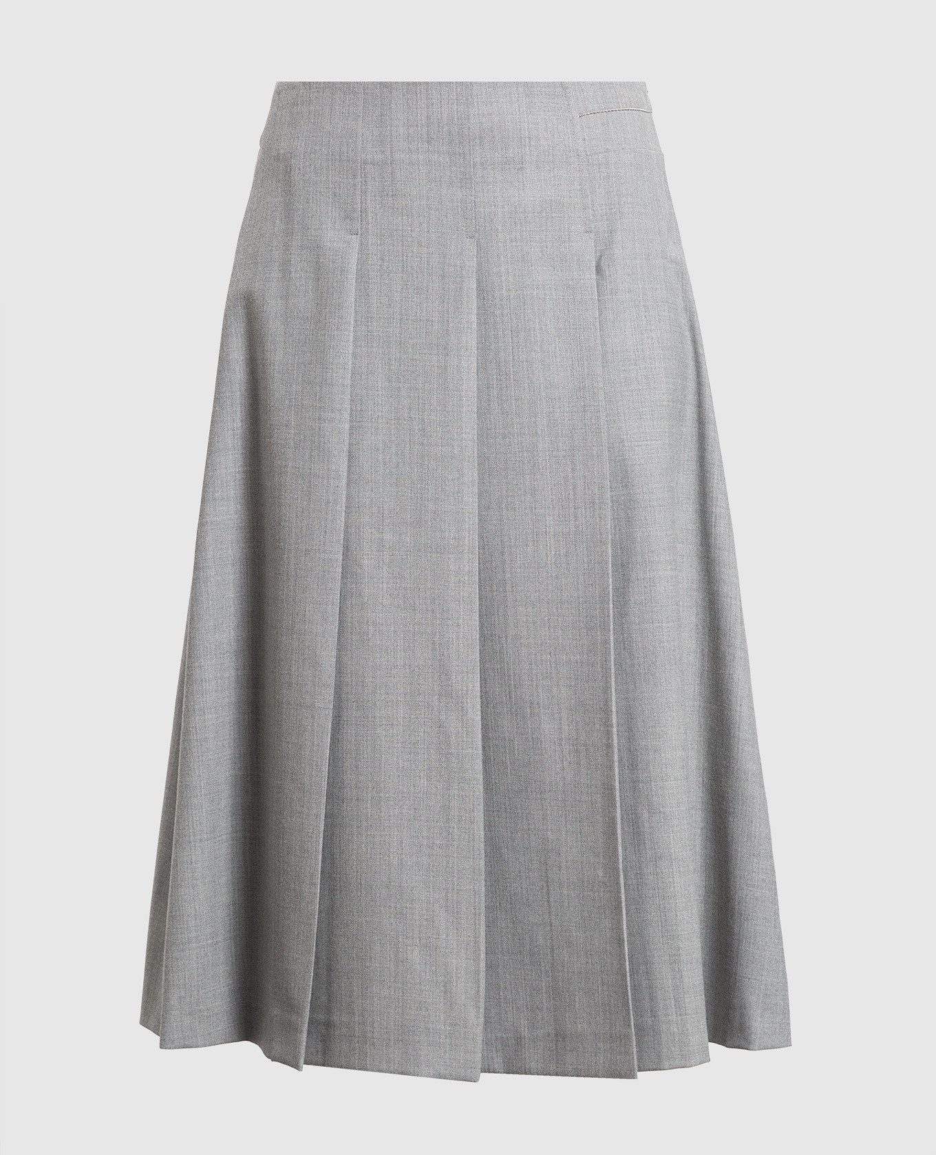 

Gray skirt with monil chain Peserico, Grey