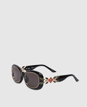 Casablanca Brown sunglasses with SS logo EW02701