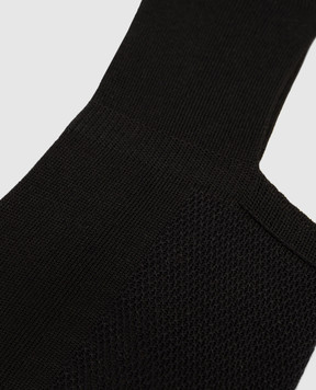 RiminiVeste Black socks-footprints WN8006SALVAPIEDE