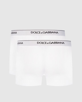 Dolce&Gabbana Set of white boxer briefs with logo M9C07JONN95