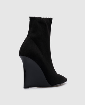 Paola Zuin Venezia Nora black ankle boots NORAKNIT