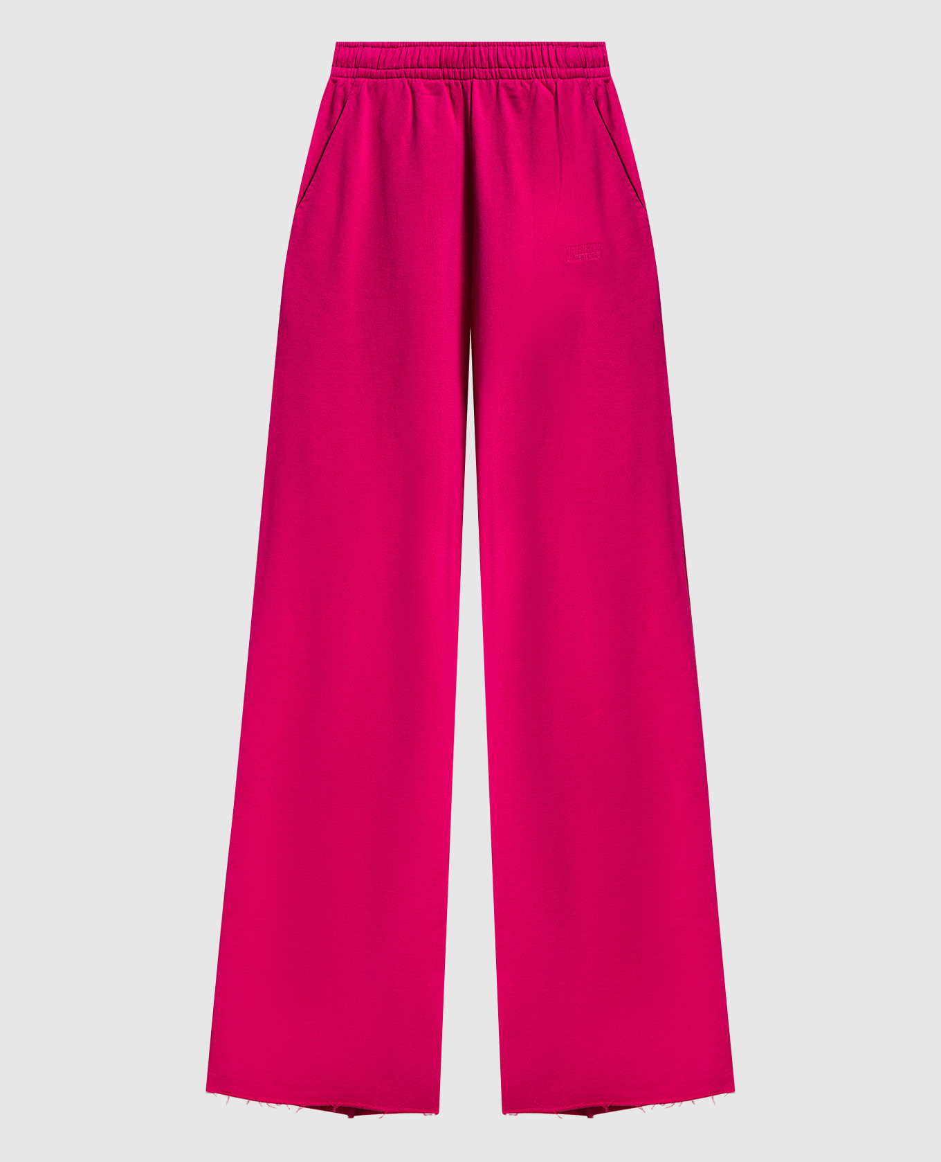 Crimson loose fit trousers vetements
