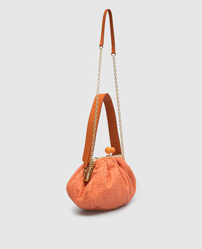 Max Mara Weekend Orange bag with lace HOMMAGELAFRANCE