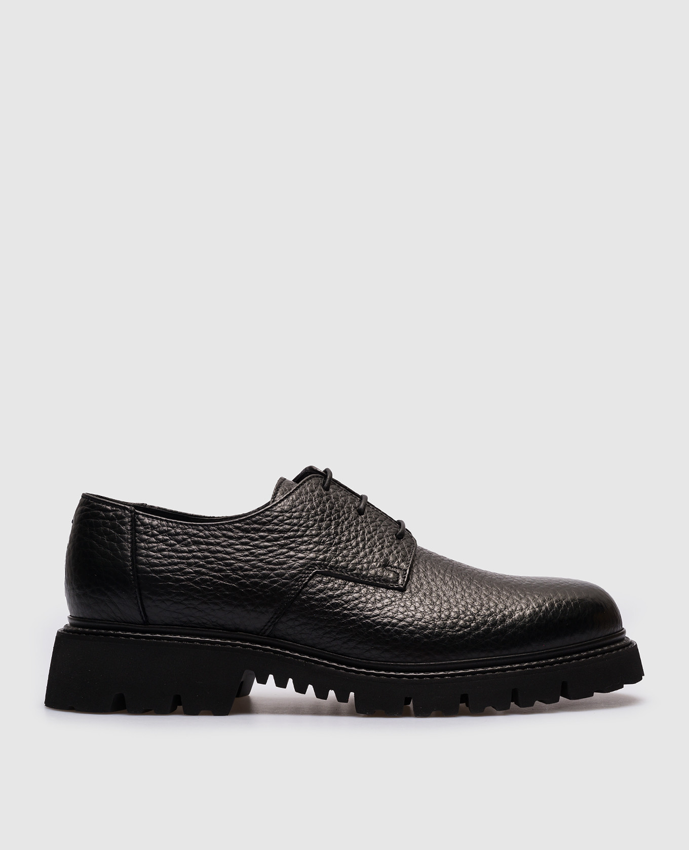 

Black leather derbies Doucal's