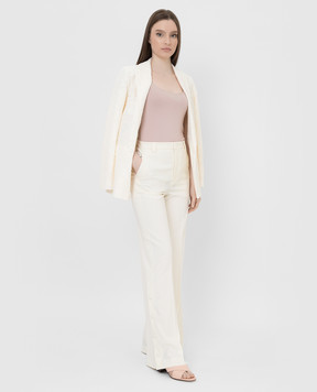 Red Valentino Loose trousers with slits XR3RBF30WBP