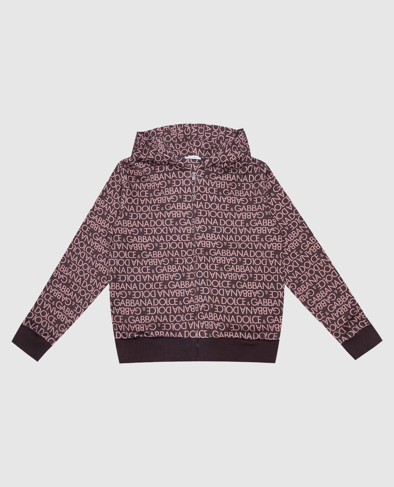 

Brown sports jacket with a logo print Dolce&Gabbana