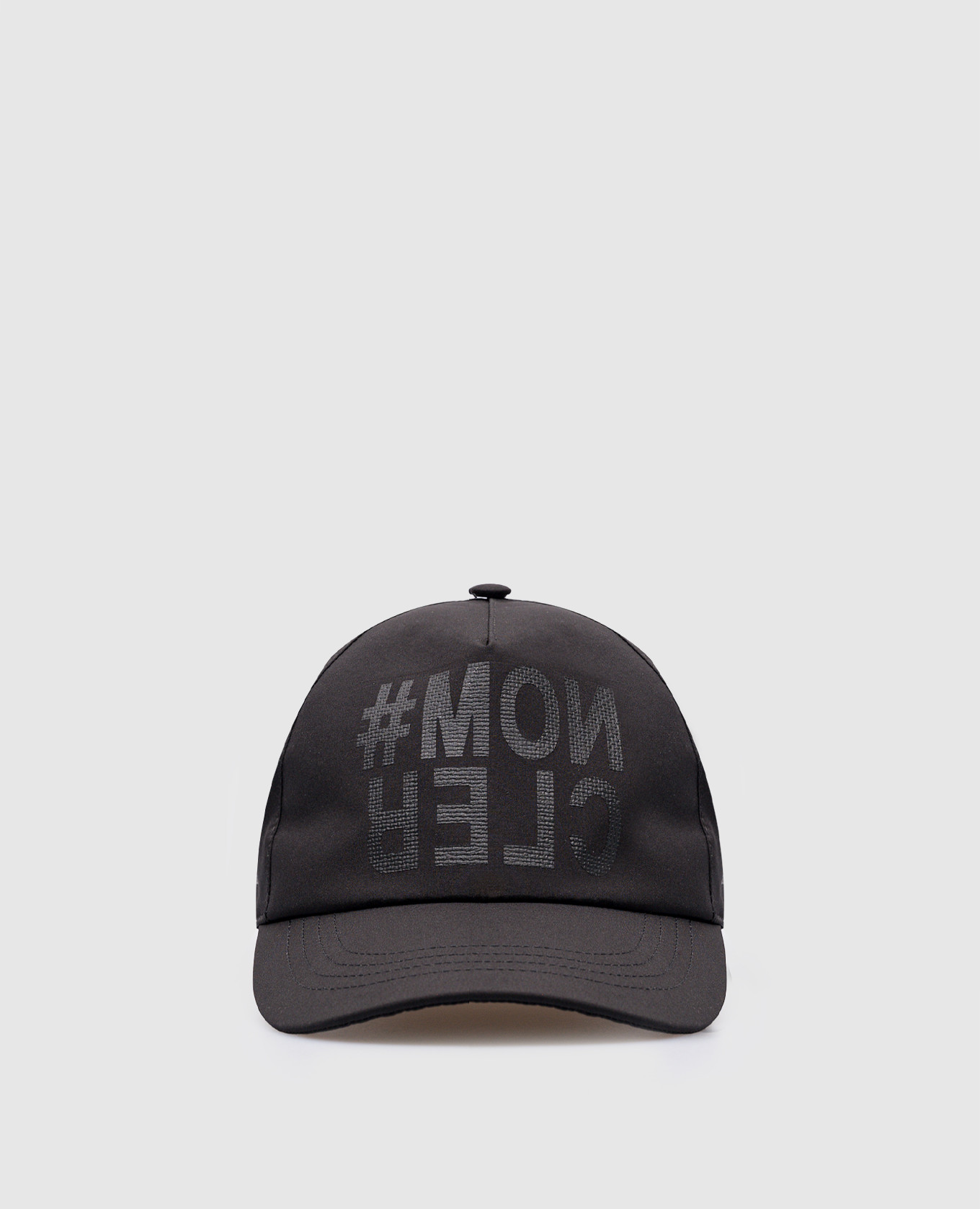 

Black cap with logo Moncler Grenoble