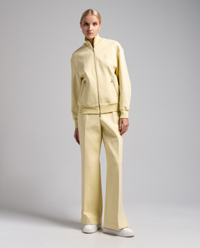 Jil Sander Yellow pants with slits J02KA0160J20054