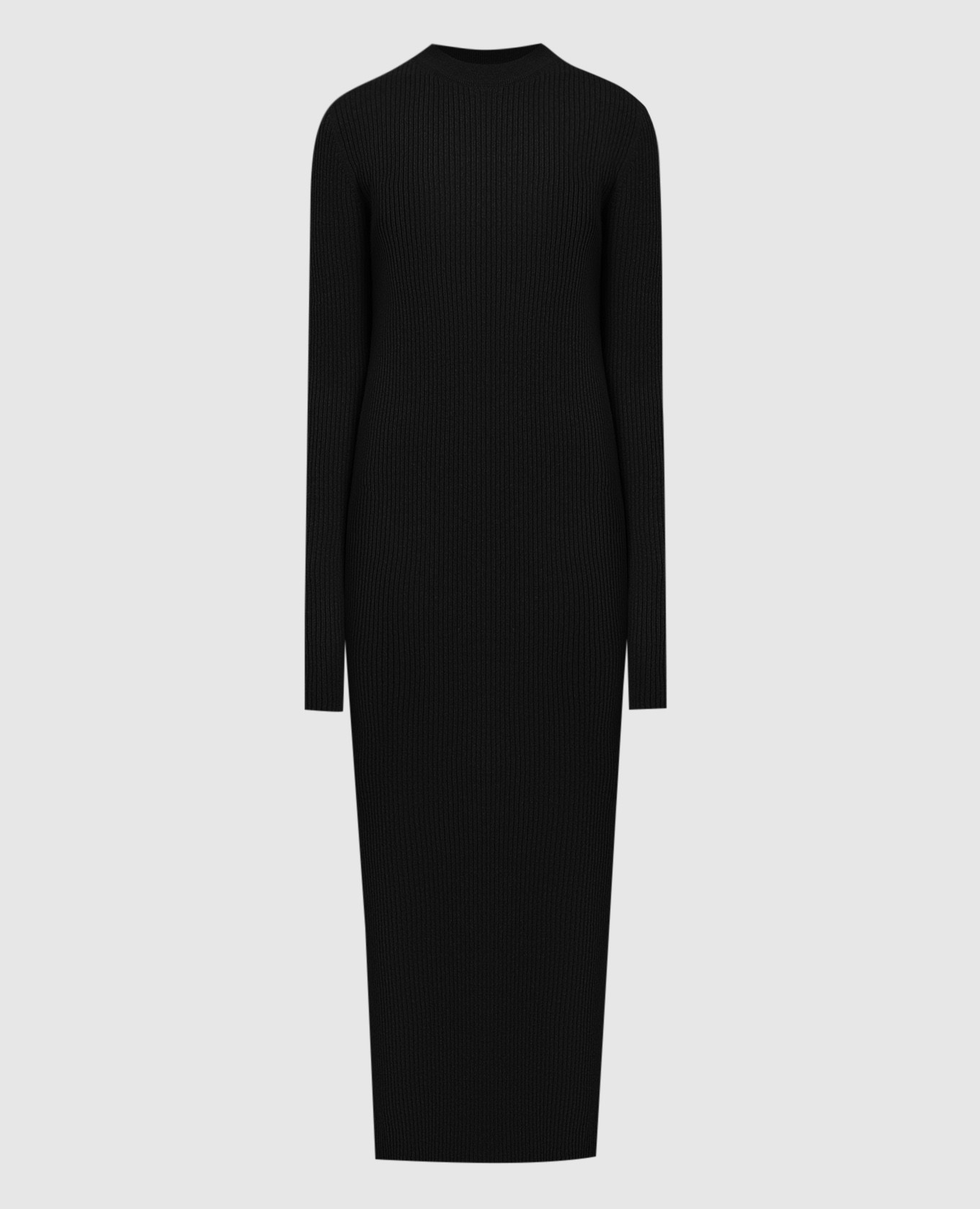 

Black cashmere dress with a rib Babe Pay Pls