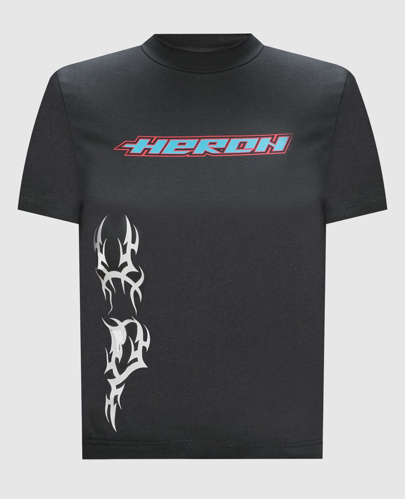 

Green T-shirt with a print Heron Preston