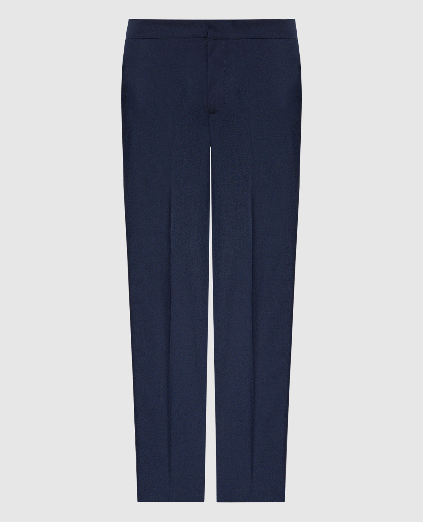

Blue striped cashmere pants Brunello Cucinelli