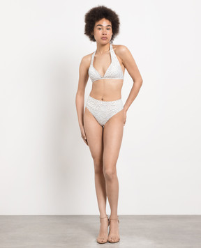 Vilebrequin Beige panties from the Lake swimsuit in a print LAKU3H69