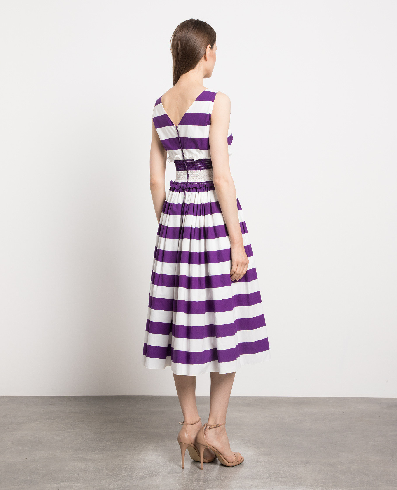 Striped midi dress Dolce&Gabbana 4