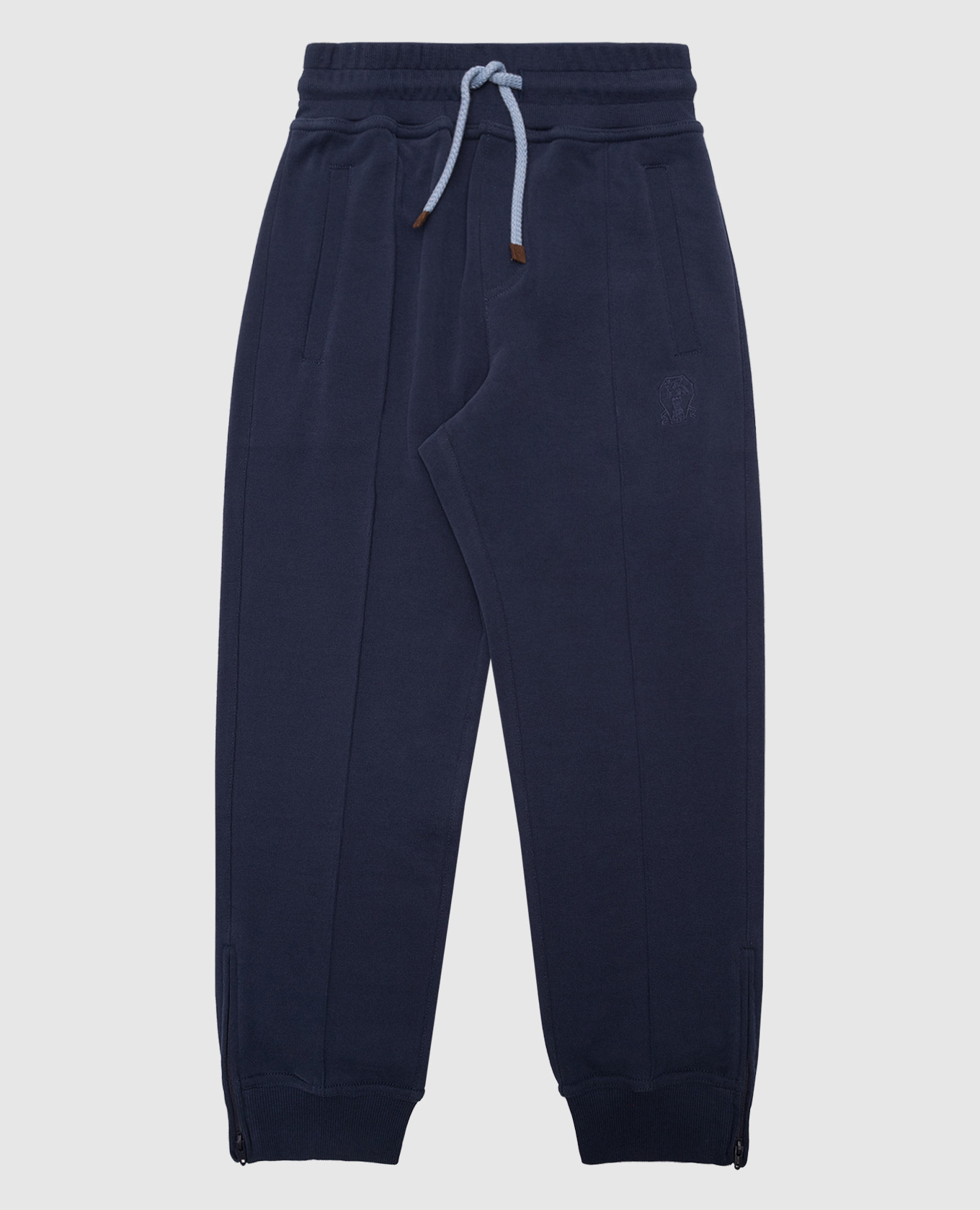 

Children's blue joggers with logo Brunello Cucinelli, Синий