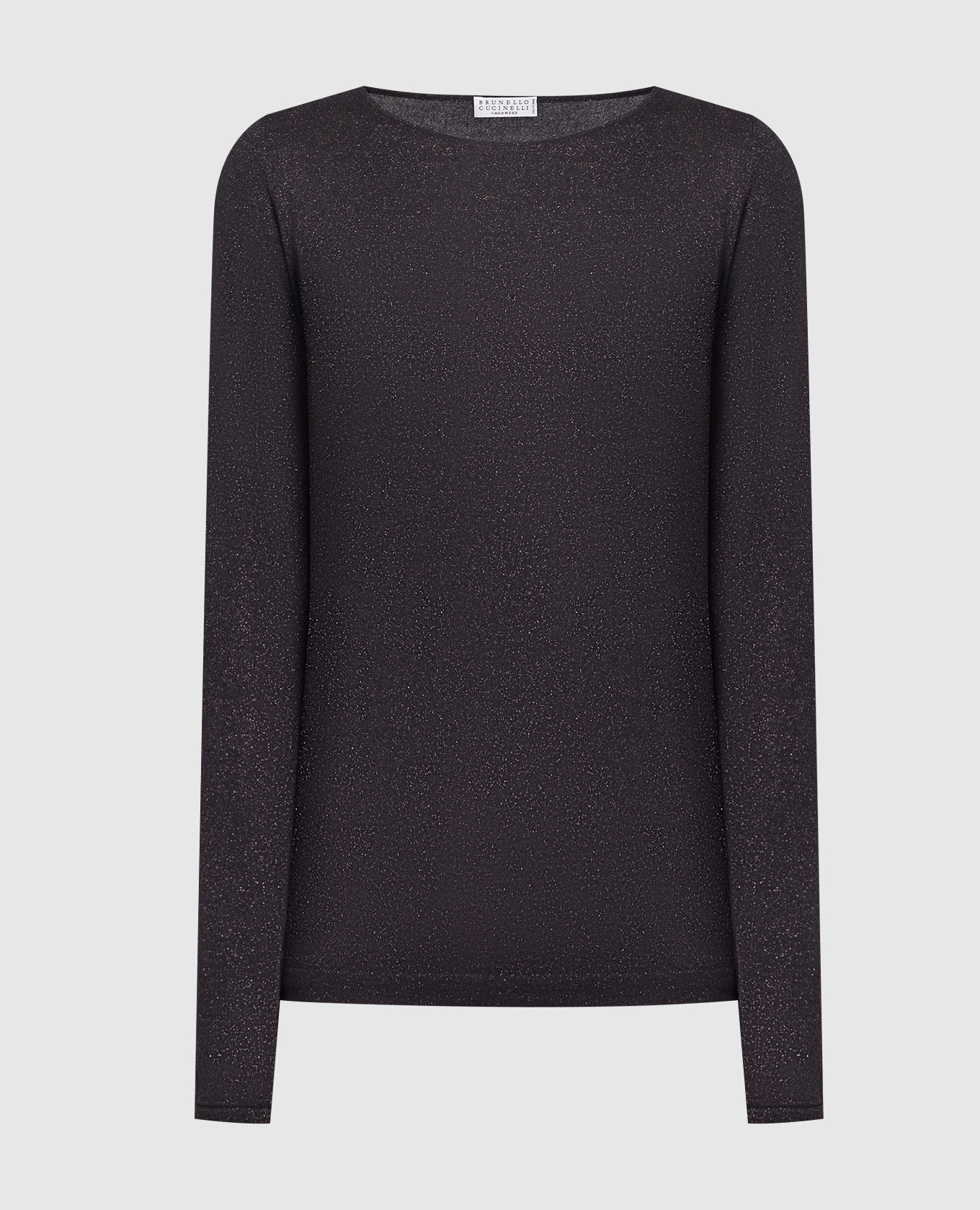

Black jumper with lurex Brunello Cucinelli, Черный