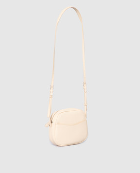 The Row Eve leather crossbody bag in light beige W1328L97
