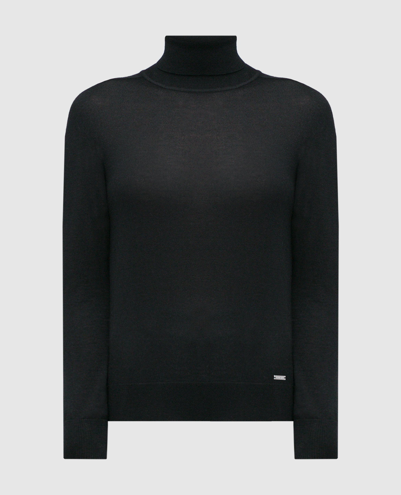 

Black cashmere and silk golf Kiton, Черный