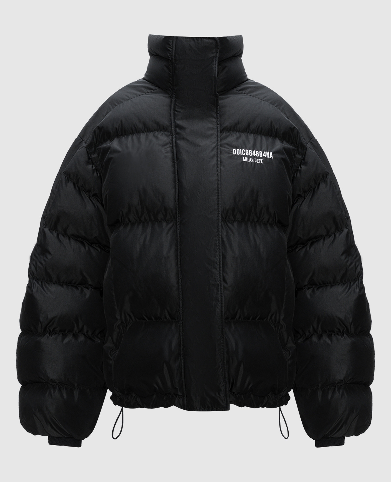 Black jacket with embroidery dgvib3 dolce&gabbana