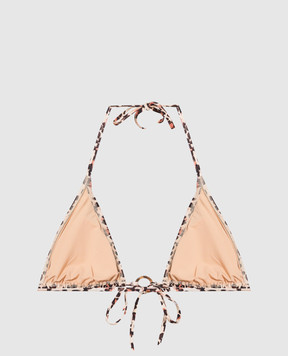 Vilebrequin Beige bodice from Flox swimsuit in a print LOXU3H05