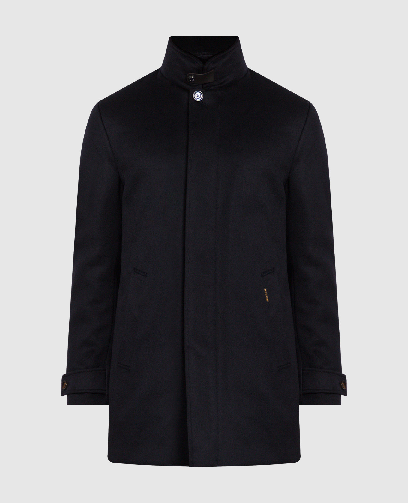

TRIVOR-BAB navy cashmere coat MooRER, Синий