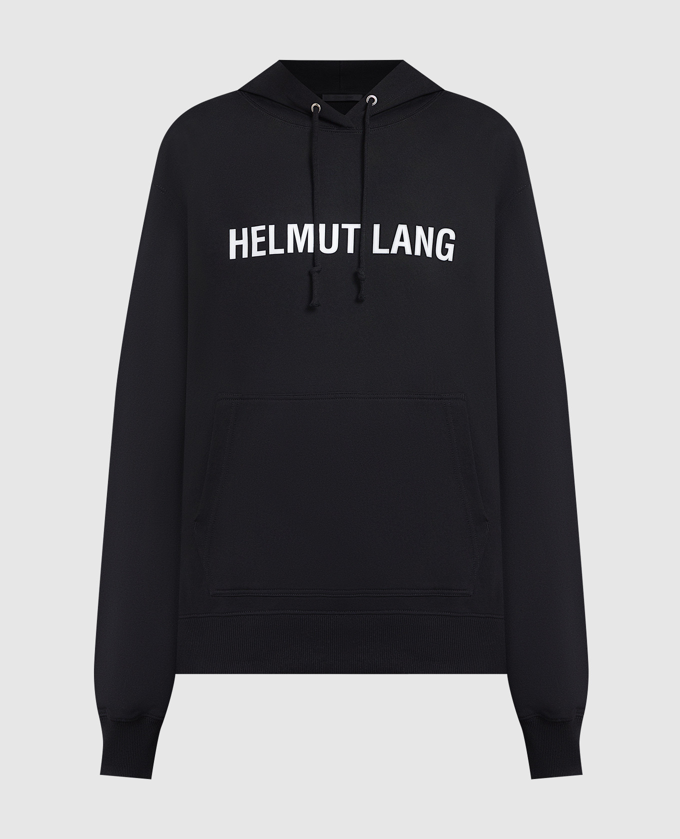 

Black hoodie with logo print Helmut Lang