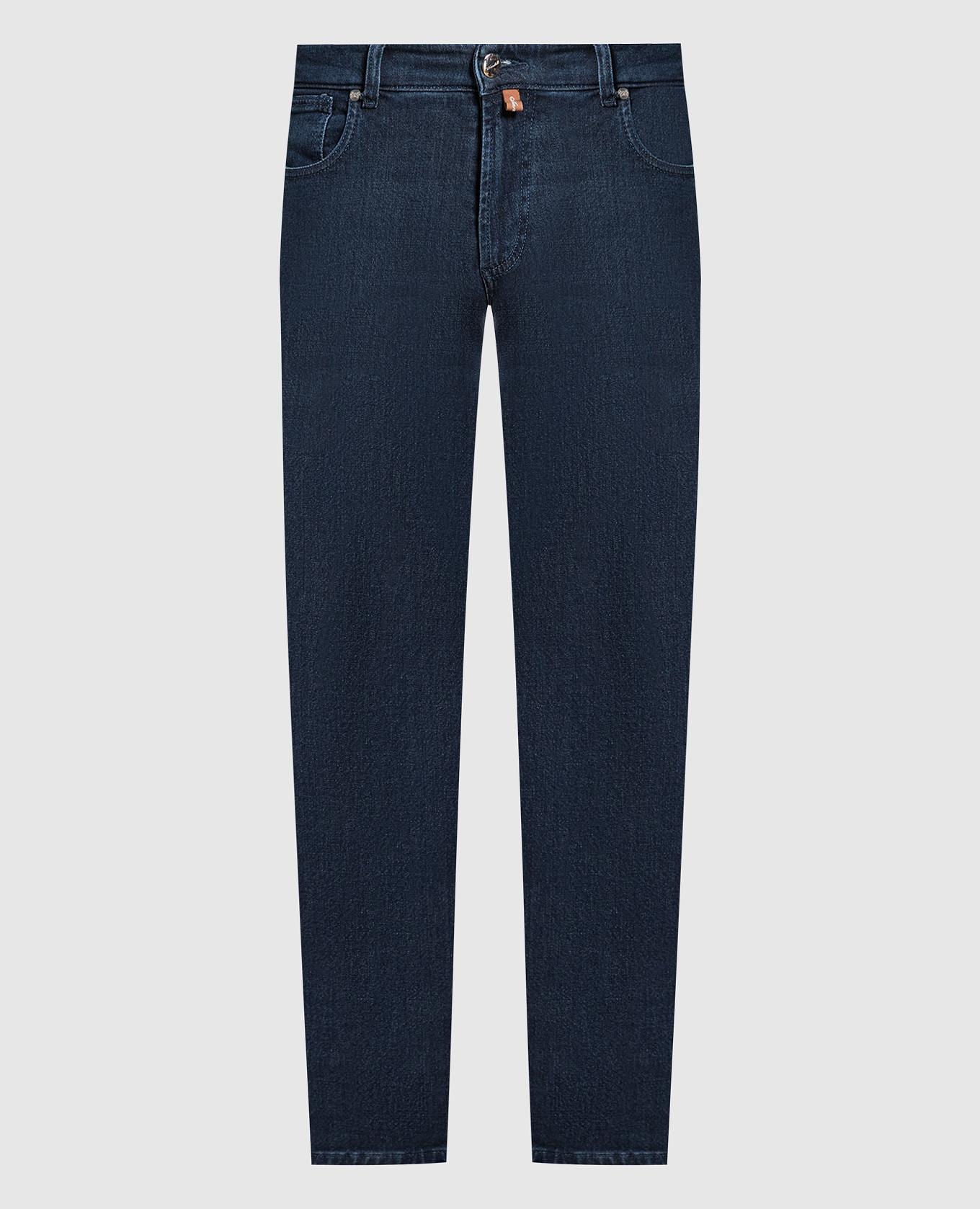 

Blue jeans with logo Enrico Mandelli