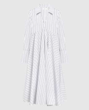 CO White striped dress 4301SSWC