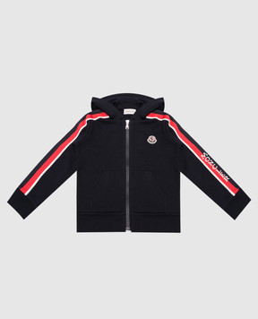 Moncler ENFANT Children's blue sports jacket with a logo 8G00032899PS46