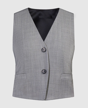 Helmut Lang Gray combined vest N09HW104