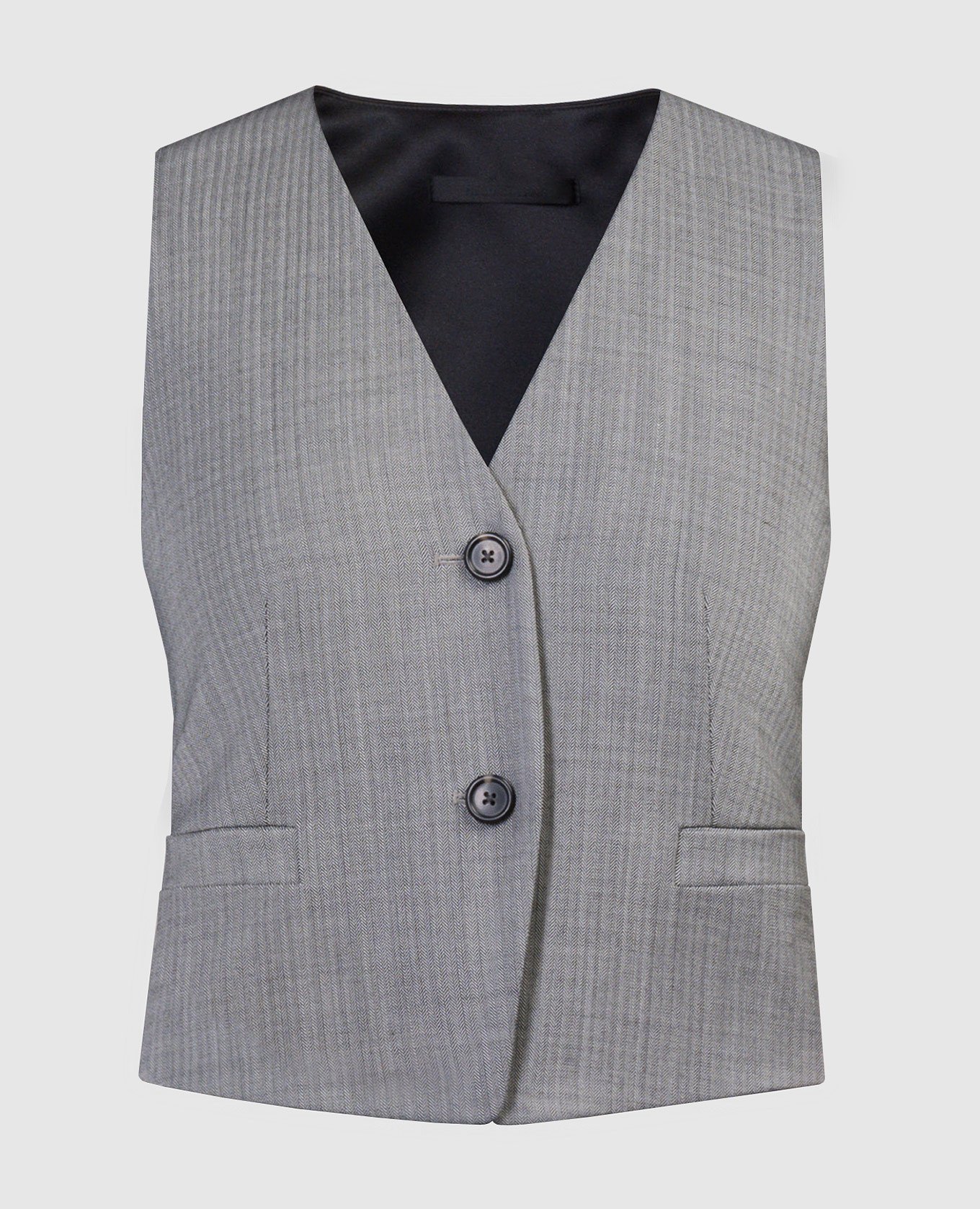 

Gray combined vest Helmut Lang, Grey