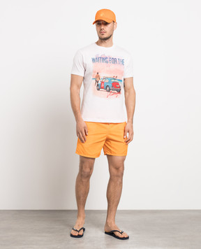 Vilebrequin Moorea Orange Swim Shorts MOOC1A00