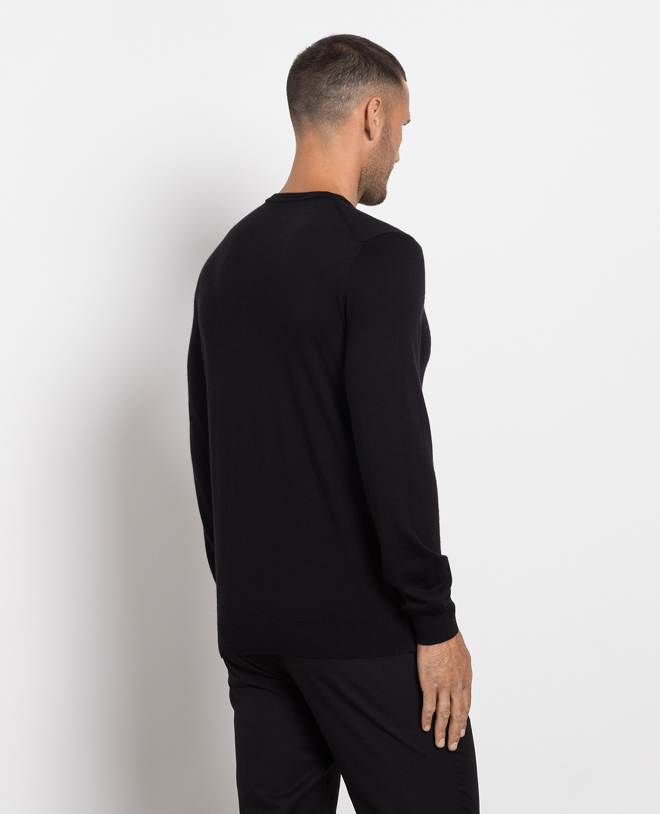 

Black wool, silk and cashmere jumper Cashmere&Whiskey