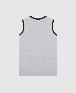 Story Loris Children's gray t-shirt with logo print 3608646