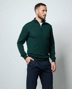 Cashmere&Whiskey Green wool jumper 77397