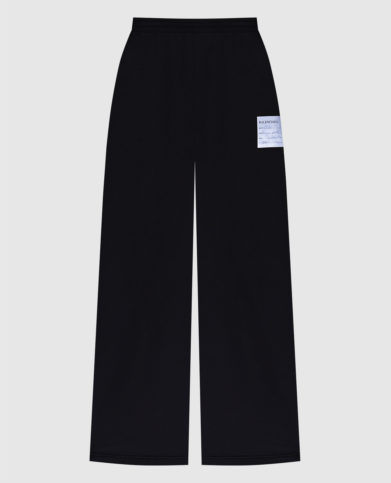 

Black sweatpants with logo Balenciaga, Черный