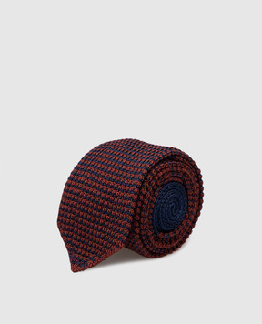 Stefano Ricci Children's burgundy silk tie YCRMTSR916
