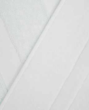 Vilebrequin White towel Sand in logo pattern SANC1200w