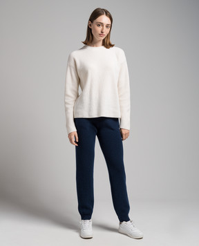 Ballantyne Blue wool joggers B1T0427W114