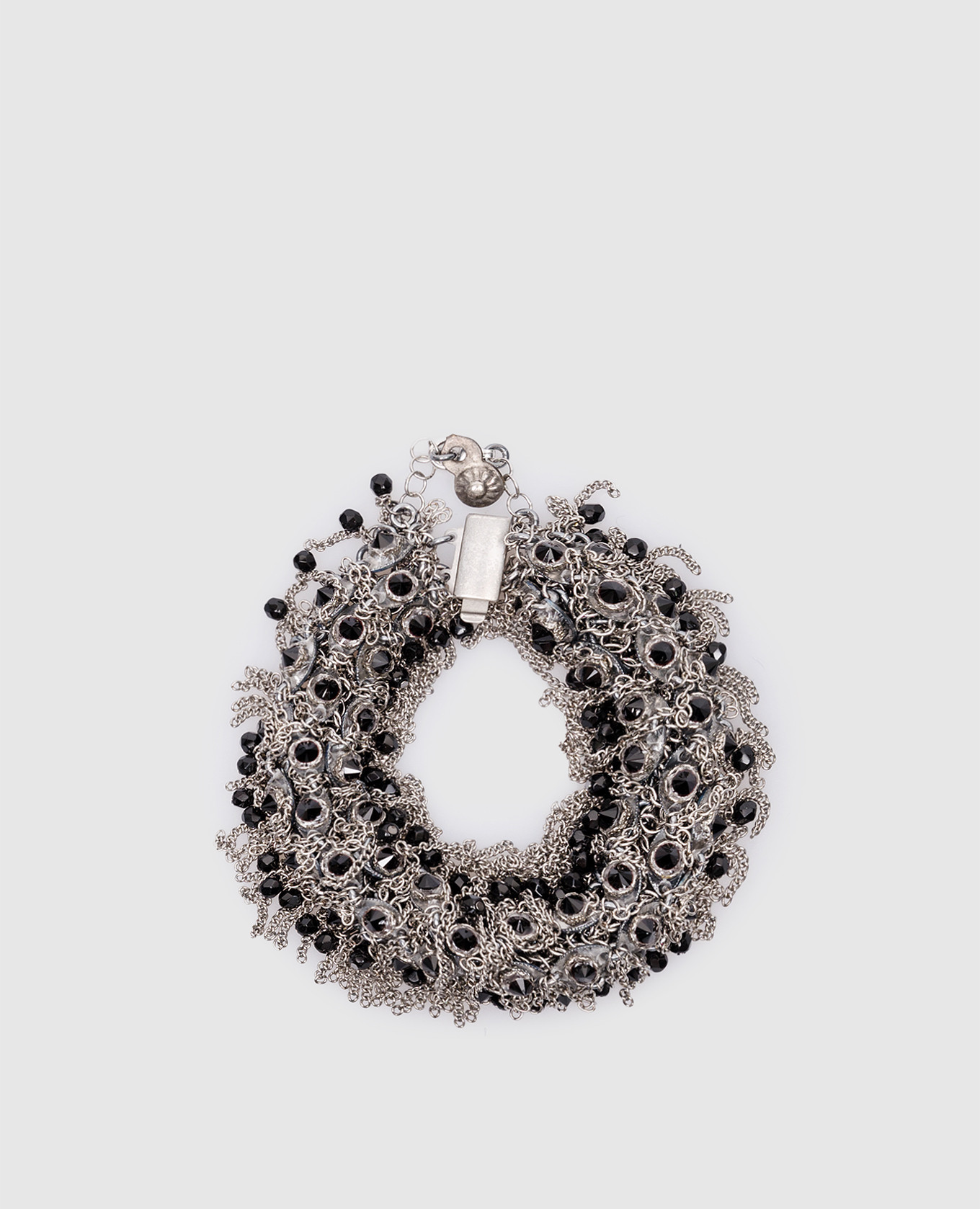 

Silver bracelet with chains and beads Marc Le Bihan