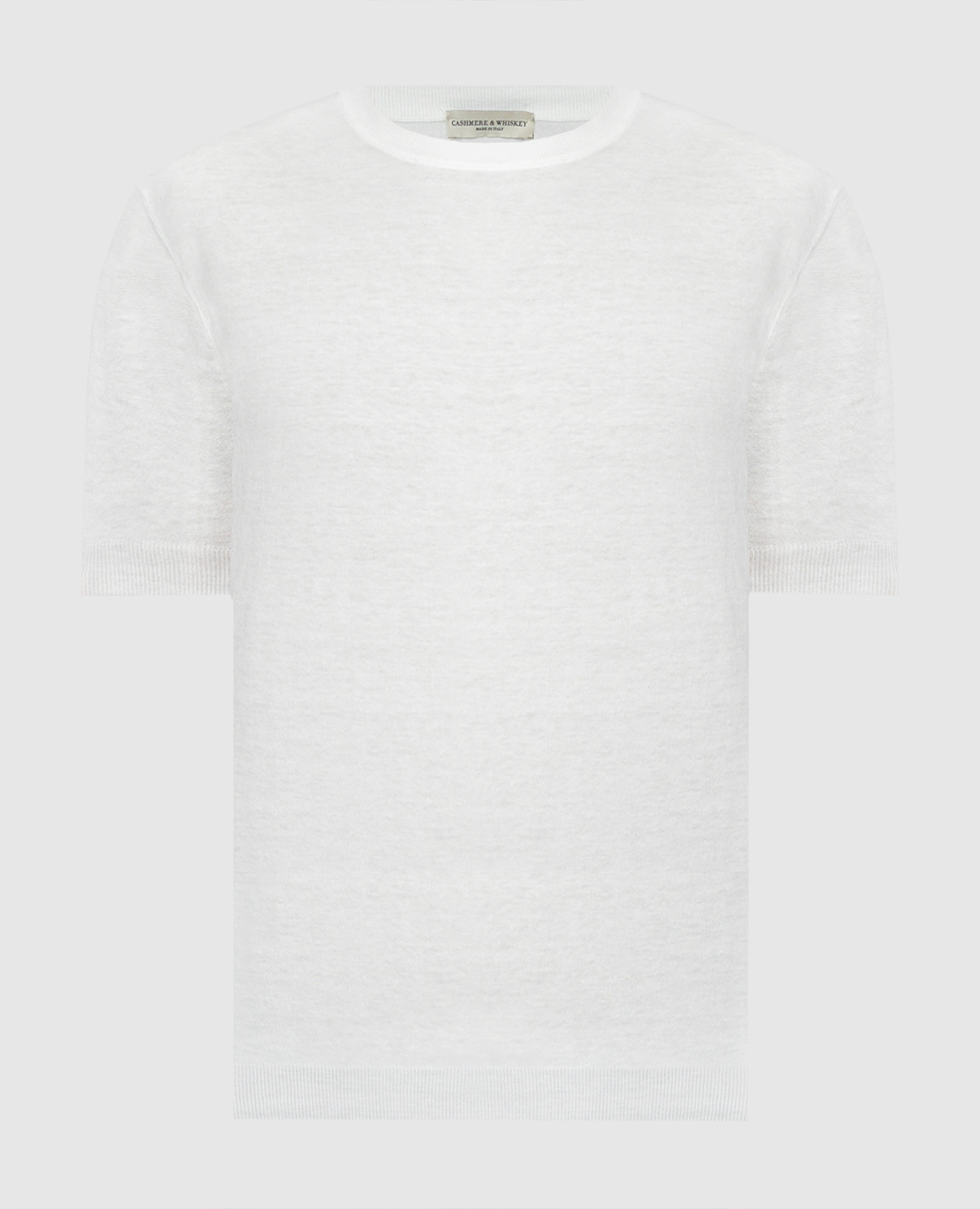 

White T-shirt Cashmere&Whiskey, Белый