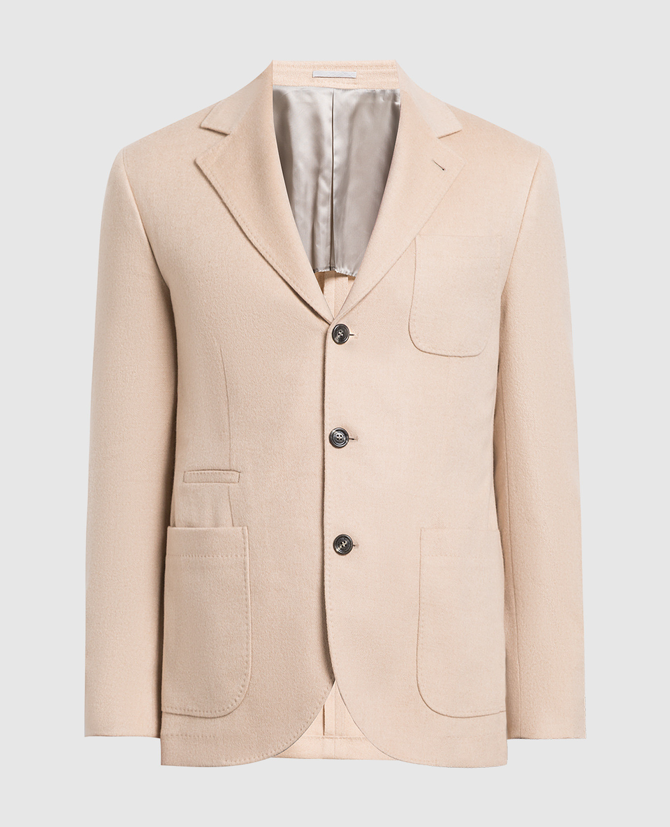 

Beige camel wool blazer Brunello Cucinelli