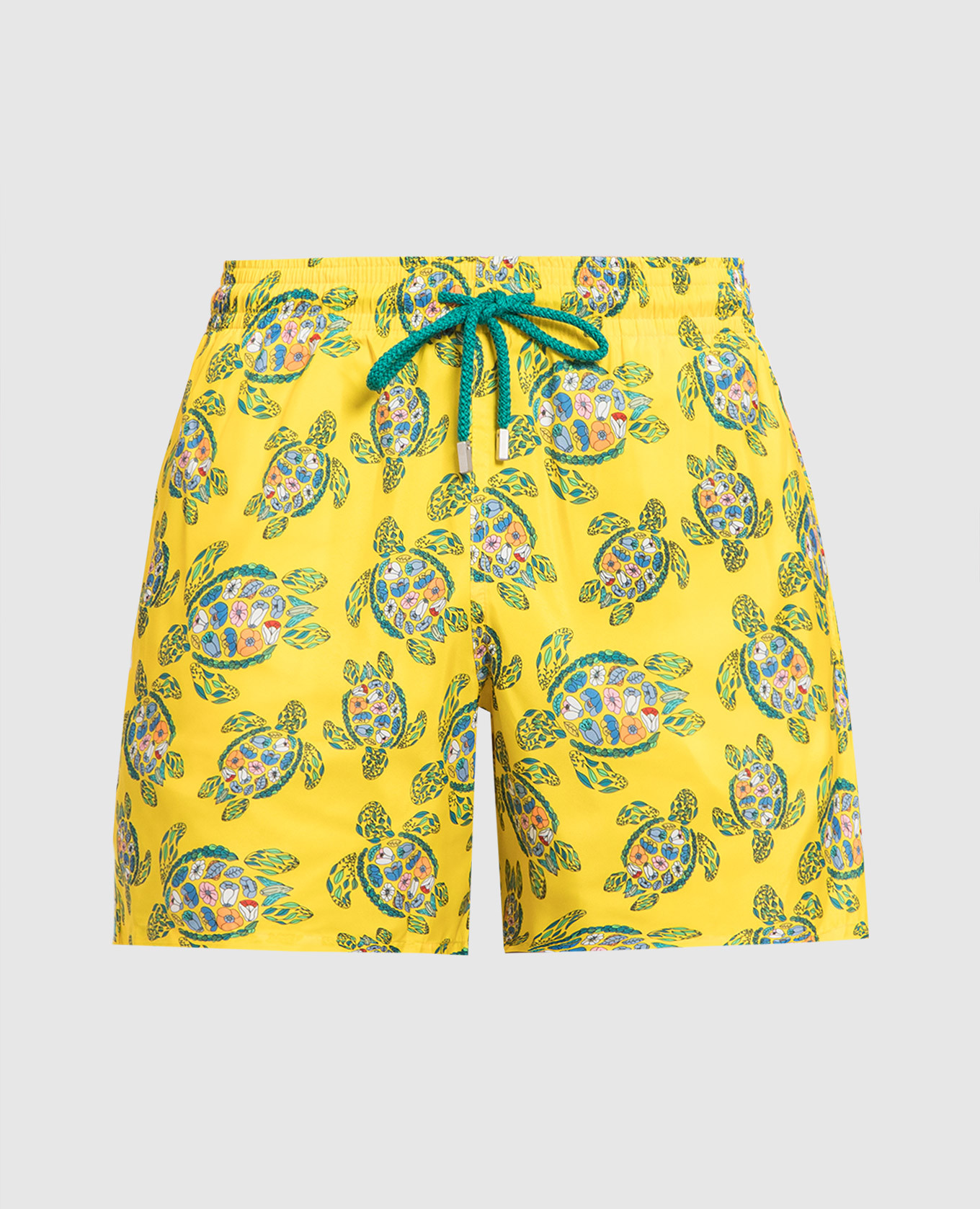 Mahina yellow printed swimming shorts vilebrequin