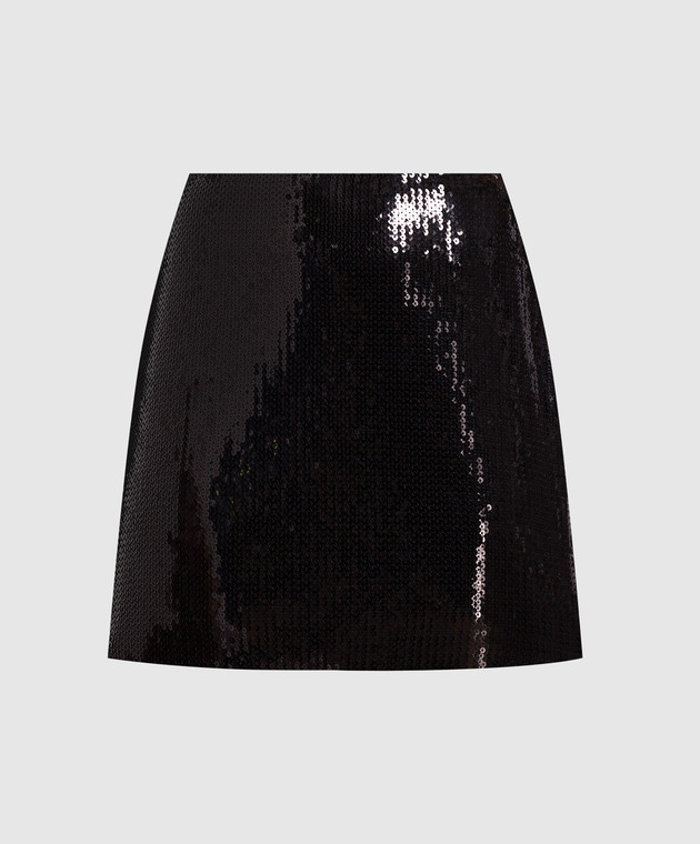 David Koma - Black mini skirt with sequins SS23DK08S - shop